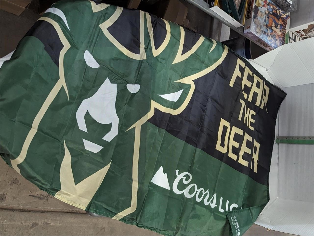Fear the deer coors flag