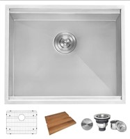 Ruvati 21'' L Undermount Single Bowl Stainless