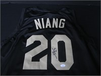 CAVALIERS GEORGES NIANG SIGNED JERSEY JSA COA