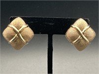 14K Gold Earrings Total Wt. 9.0g