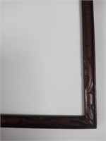 1920s-30s Carved Wood Picture Frame
