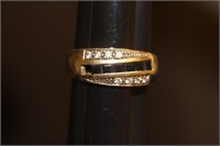 Marked Seta Sterling Men's Gemstone Ring
