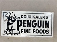 Doug KALERS penguin fine foods metal advertising