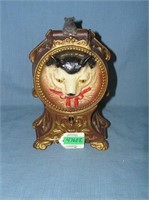 Cat and Mouse cast iron mechanical bank circa 1950
