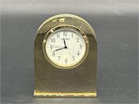 Gilded Brass Seiko Desk Clock
