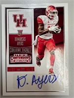 Demarcus Ayers Signed Card with COA