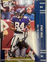 Randy Moss Signed Card with COA