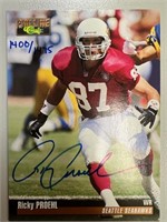 Seahawks Ricky Proehl Signed Card with COA