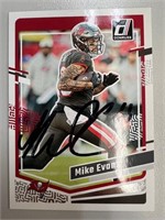 Bucs Mike Evans Signed Card with COA