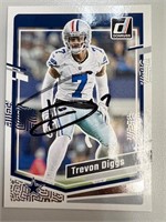 Cowboys Trevon Diggs Signed Card with COA