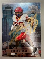 Breece Hall Signed Card with COA