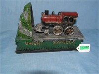 Orient Express cast iron mechanical bank