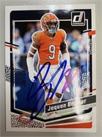 Bears Jaquan Brisker Signed Card with COA