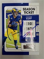 Rams Cooper Kupp Signed Card with COA