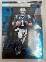 Panthers Cam Newton Signed Card with COA