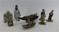 Chinese Ceramic Figurines & Horn Articles