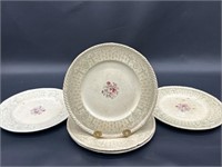 (6) Vintage Royal Couldron of England China Plates