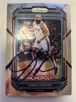 76ers James Harden Signed Card with COA