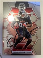 Cordarrelle Patterson Signed Card with COA