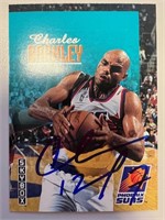 Suns Charles Barkley Signed Card with COA