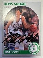 Celtics Kevin McHale Signed Card with COA
