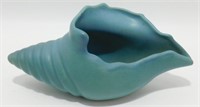 * Vintage Turquoise Van Briggle Shell Vase