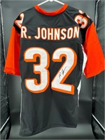 RUDI JOHNSON SIGNED AUTOGRAPHED BENGALS JERSEY