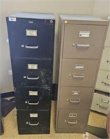 2    52in Standard Filing cabinets. No keys