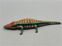 Vintage Friction Tin Litho Toy  Alligator