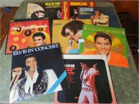 8 Elvis Presley Albums/Records LP's