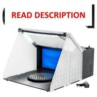 Airbrush Paint Spray Booth Kit with LED