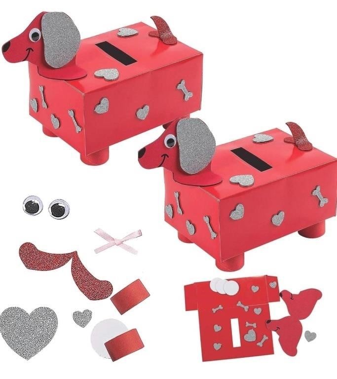 4ESNOVELTY 2Pack DIY Valentines Mailbox