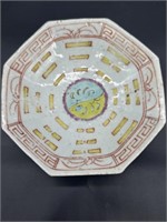 Asian Ceramic 
Octagonal Bowl
