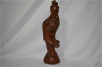 A Vintage Chinese Wooden Figurine