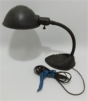 * Vintage Cast Iron Base Deck Lamp