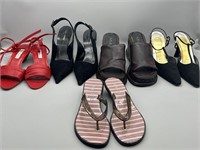 5- Pairs of Ladies Shoes, Sizes 7 & 7.5