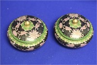 Pair of Chinese Cloisonne Jars