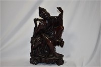 A Chinese Rosewood Figurine