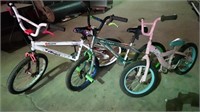 3 Kids Bike's *2 GIRLS* 1 BOY*