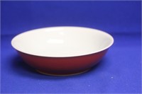 Signed Chinese Red Bowl
