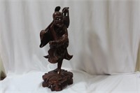 A Chinese Wooden Figurine