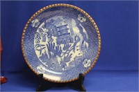 Antique Japanese Blue and White Plate/Charger
