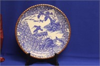 Antique Japanese Blue and White Plate/Charger