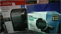 Lasko Ceramic Heater & Flotec Sprinkler Pump