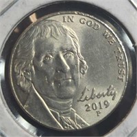 2019 p. Jefferson nickel