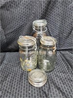 Vintage Glass Jar Lot