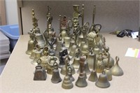 Large lot of Vintage Brass Bells