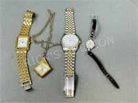 4 vintage ladies wrist watches