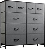 WLIVE Dresser  Dark Grey  10 Drawers