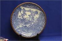 Antique Japanese Blue and White Plate